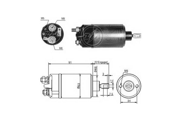 Magnetschalter, Starter ERA ZM624