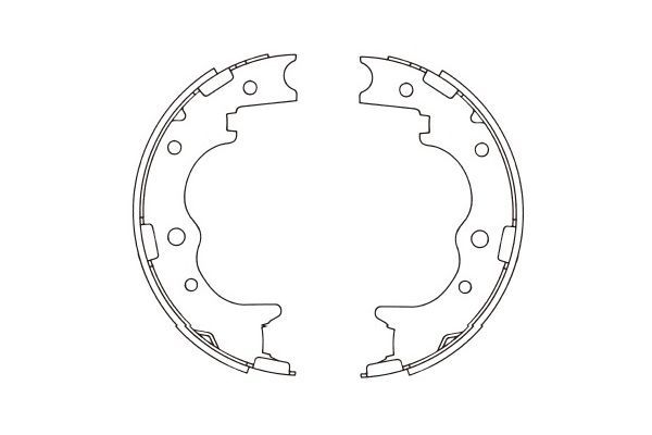 Bremsbackensatz KAVO PARTS KBS-9940