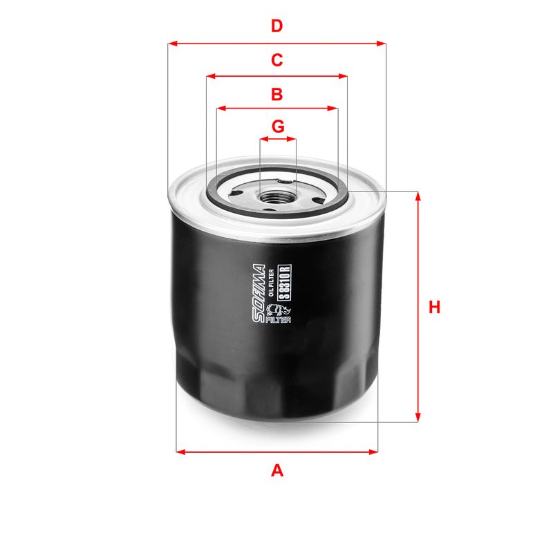 Oljefilter SOFIMA S 8310 R