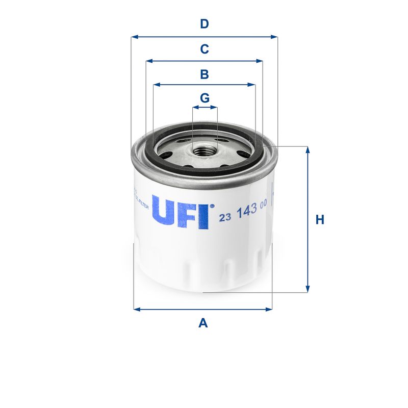 Ölfilter UFI 23.143.00