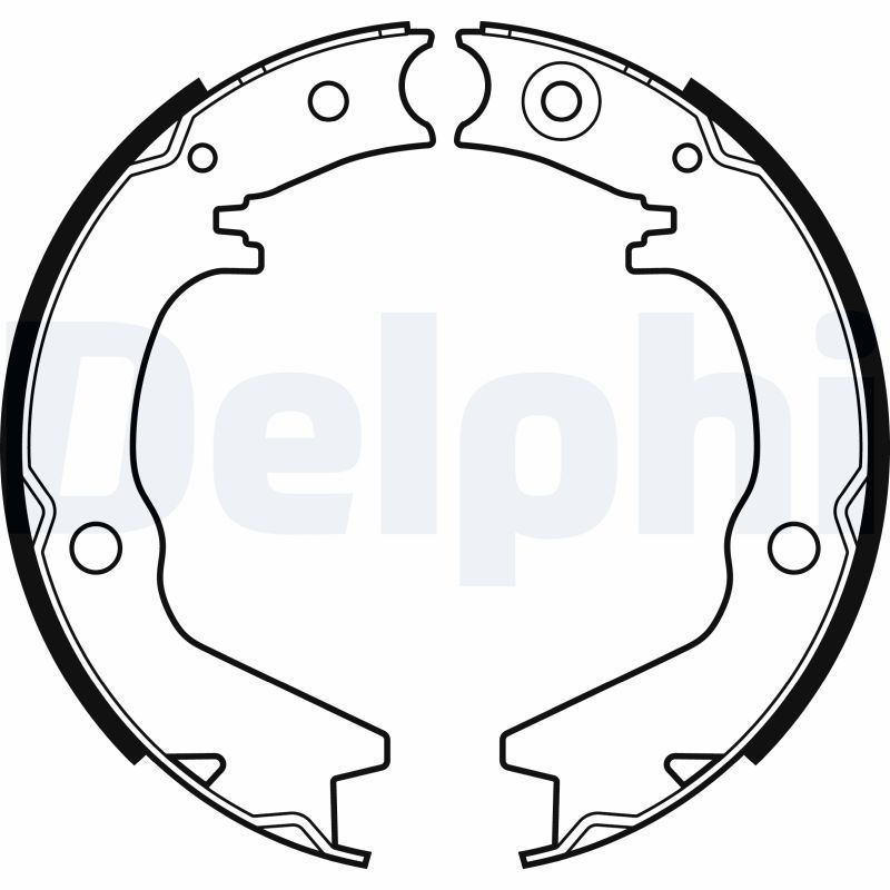 Bremsbackensatz DELPHI LS2145