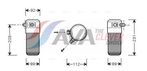 Trockner, Klimaanlage AVA QUALITY COOLING FTD105