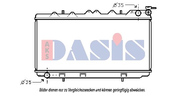 Kühler, Motorkühlung AKS DASIS 070790N