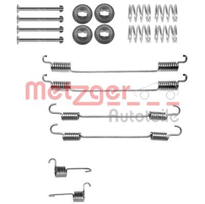 Zubehörsatz, Bremsbacken METZGER 105-0021