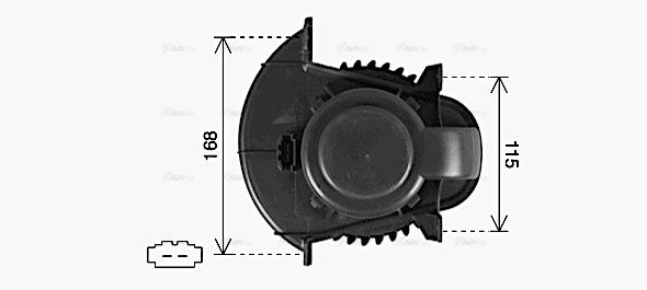 Innenraumgebläse AVA QUALITY COOLING vn8435