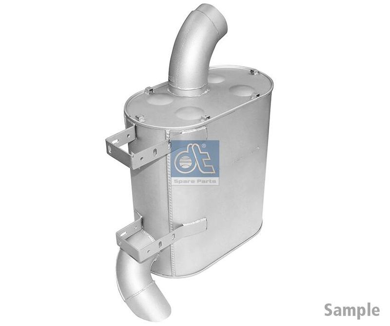Mittel-/Endschalldämpfer DT Spare Parts 6.37027