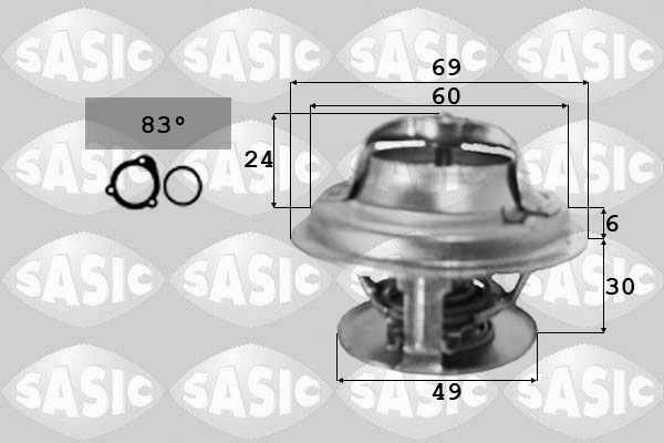 Thermostat, Kühlmittel SASIC 3371341