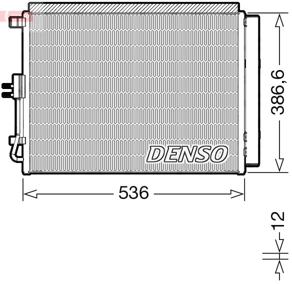 Klimakondensator Klimakühler Denso DCN43009