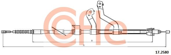 Seilzug, Feststellbremse COFLE 17.2580