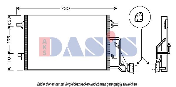 Kondensator, Klimaanlage AKS DASIS 042003N