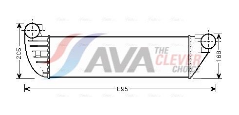 Ladeluftkühler AVA QUALITY COOLING RTA4397