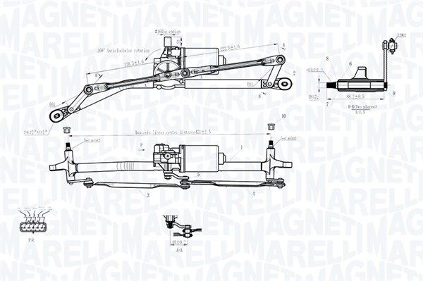Scheibenreinigungsanlage MAGNETI MARELLI 064012001011