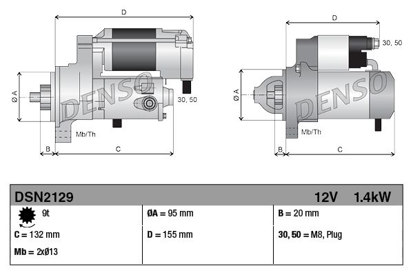 Starter DENSO DSN2129