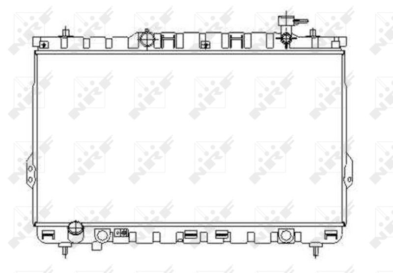 Kühler, Motorkühlung NRF 53357