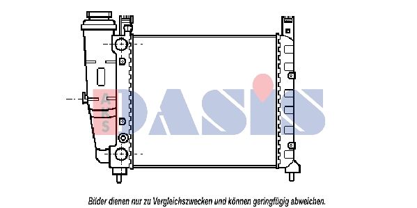 Kühler, Motorkühlung AKS DASIS 080240N