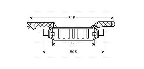 Ölkühler, Motoröl AVA QUALITY COOLING pe4402