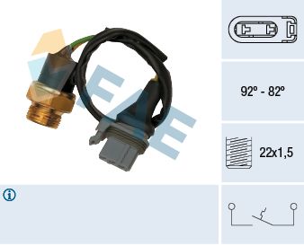 Temperaturschalter, Kühlerlüfter FAE 37510