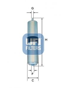 Kraftstofffilter UFI 31.857.01