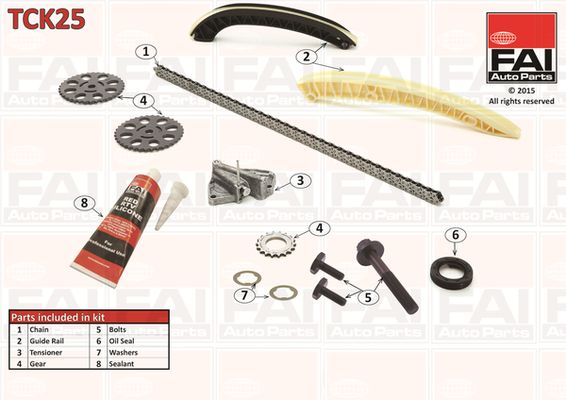 Steuerkettensatz FAI AutoParts TCK25