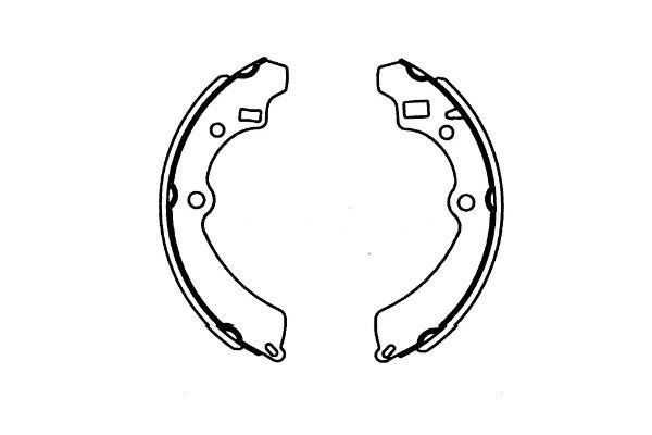 Bremsbackensatz KAVO PARTS KBS-8909