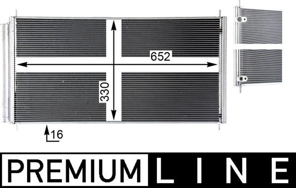 Kondensator, Klimaanlage MAHLE AC799000P