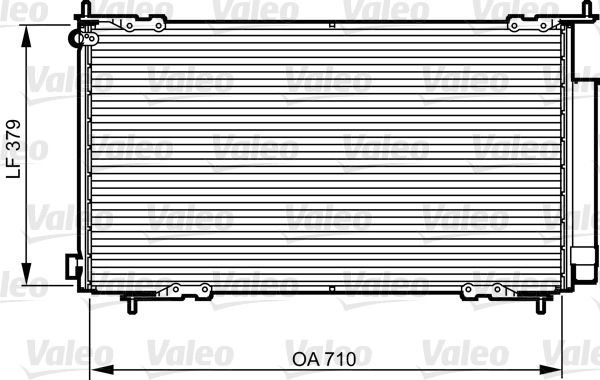 Kondensator, Klimaanlage VALEO 814225