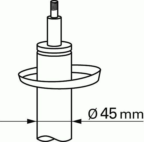 Stoßdämpfer SACHS 100 572