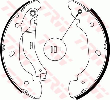 Bremsbackensatz TRW gs8689