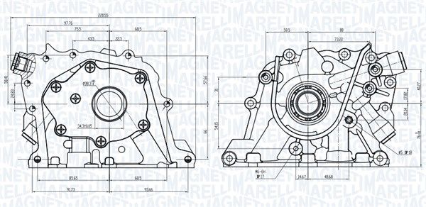 Ölpumpe MAGNETI MARELLI 351516000127
