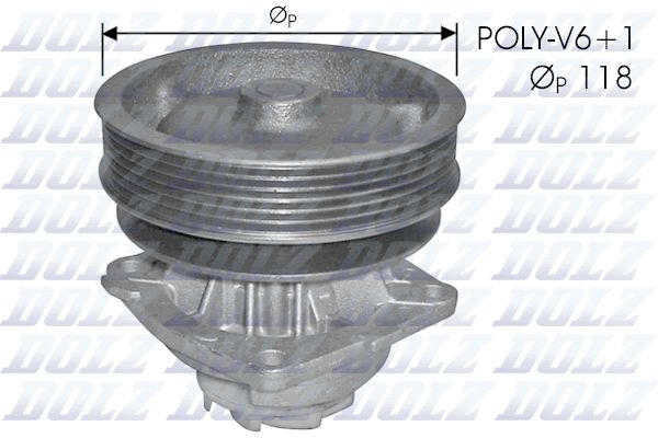 Wasserpumpe, Motorkühlung DOLZ S224