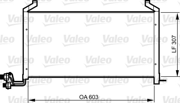 Kondensator, Klimaanlage VALEO 814317