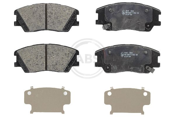 Bremsbelagsatz Bremsbeläge A.B.S. 35345
