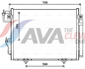 Kondensator, Klimaanlage AVA QUALITY COOLING MT5231D