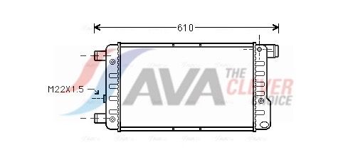 Kühler, Motorkühlung AVA QUALITY COOLING FTA2115