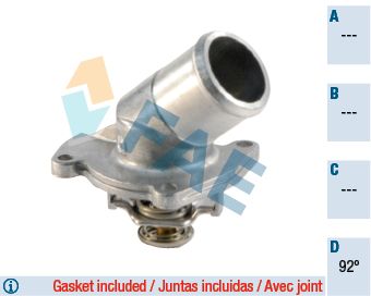 Thermostat, Kühlmittel FAE 5320792