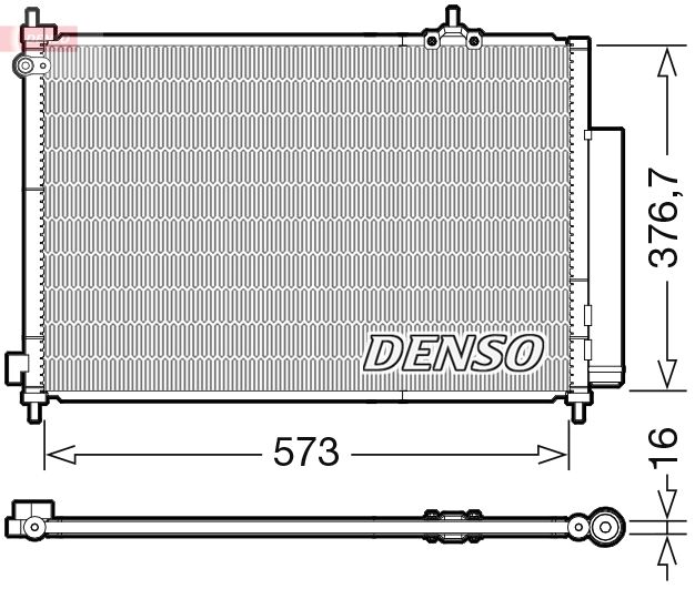 Klimakondensator Klimakühler Denso DCN40031