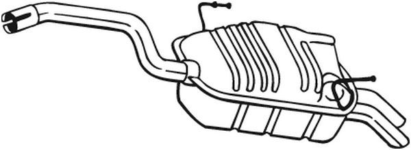 Endschalldämpfer BOSAL 190-903