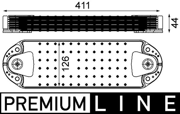 Ölkühler, Motoröl MAHLE CLC211000P