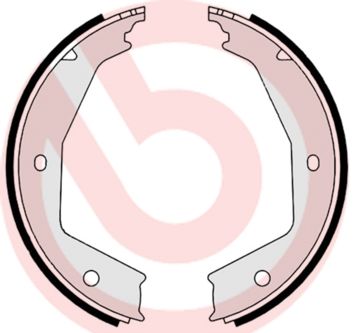 Bremsbackensatz, Feststellbremse BREMBO S 23 554