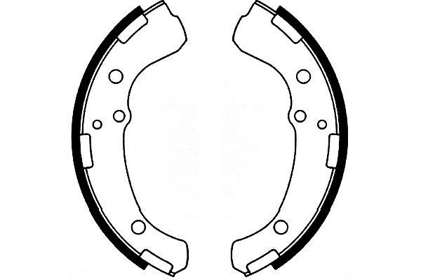 Bremsbackensatz KAVO PARTS KBS-9936