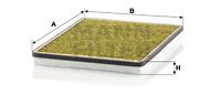 Filter, kupéventilation MANN-FILTER FP 3132
