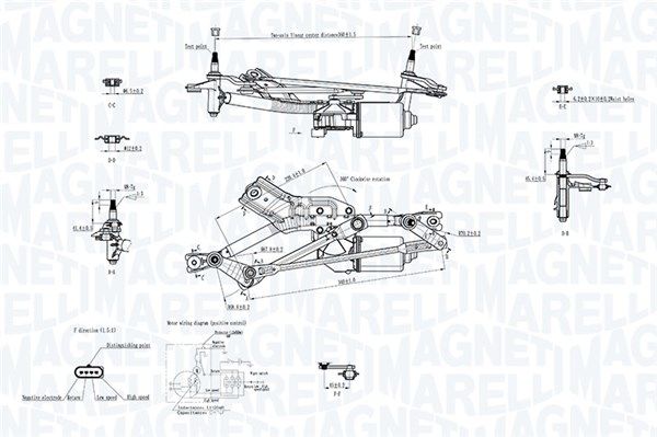 Scheibenreinigungsanlage MAGNETI MARELLI 064351734010