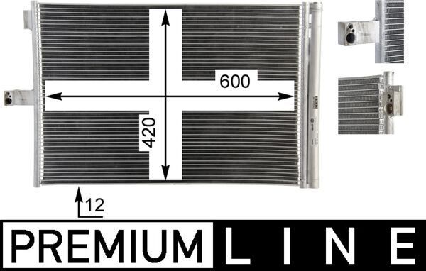 Kondensator, Klimaanlage MAHLE AC68000P