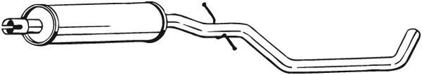 Mittelschalldämpfer BOSAL 281-903