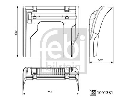 Kotflügel FEBI BILSTEIN 1001381