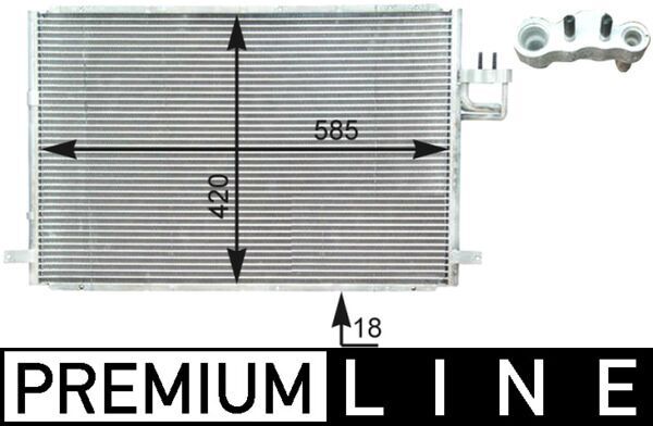 Kondensator, Klimaanlage MAHLE AC426000P