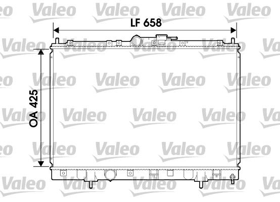 Kühler, Motorkühlung VALEO 734198