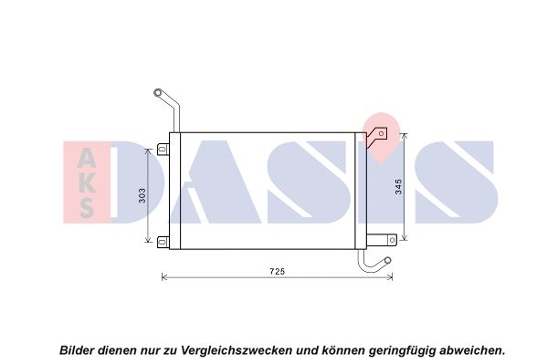 Kühler, Motorkühlung AKS DASIS 370057N