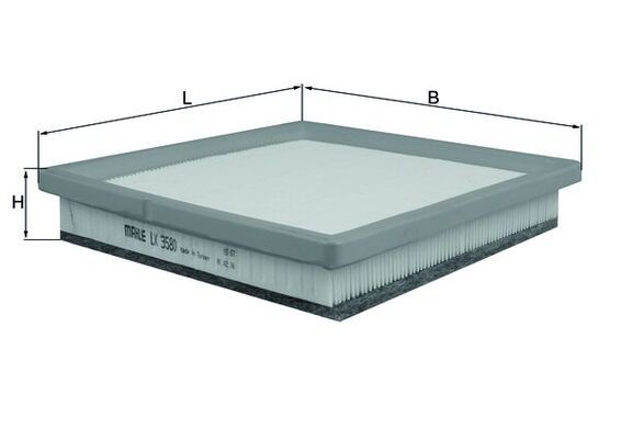 Luftfilter MAHLE LX3580