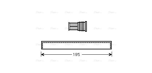 Trockner, Klimaanlage AVA QUALITY COOLING ftd344